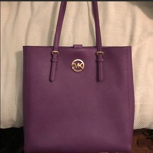 Michael Kors Purple Purse